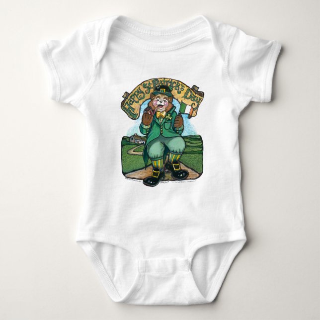 St patrick's dayspädbarnskjorta t-shirt (Framsida)