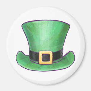 St patrick's daytop hat magnet