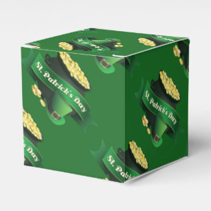St patricks daytroll kruka av guld presentaskar