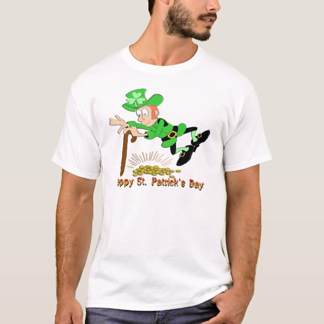 St patrick's daytrollguld t-shirt (Framsida)