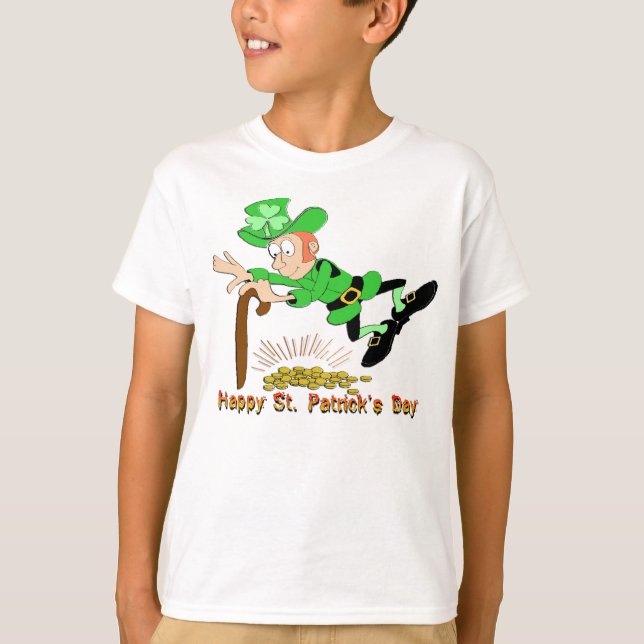 St patrick's daytrollguld tee shirt (Framsida)