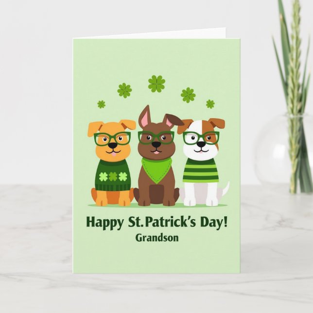 St Patricks Dogs sonsonkort Kort (Framsida)