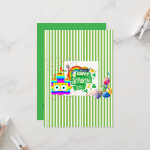 St. Patricks födelsedagsinbjudan Inbjudningar