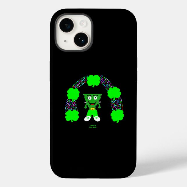 St. Patrick's FrankenCheese Apple iPhone 14 Fodral (Baksida)