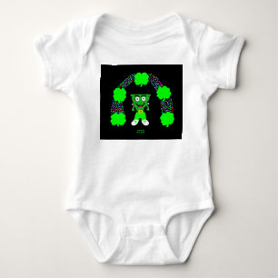 St. Patrick's FrankenCheese Baby Jersey Bodykostym T Shirt
