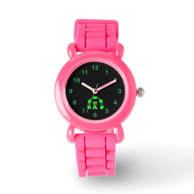 St. Patrick's FrankenCheese Barn Rosa Watch Armbandsur (Framsida)