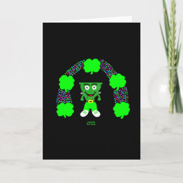 St.  Patricks FrankenCheese Grattulationskort Kort