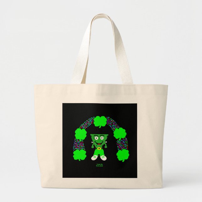 St. Patrick's FrankenCheese Jumbo Tote Tygkasse (Framsidan)