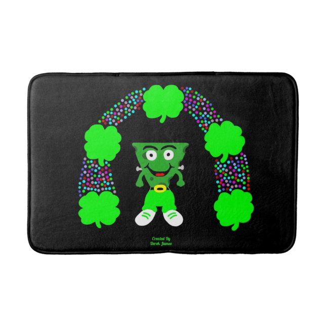 St. Patrick's FrankenCheese Medium Bath Mat Badrumsmatta (Framsidan)
