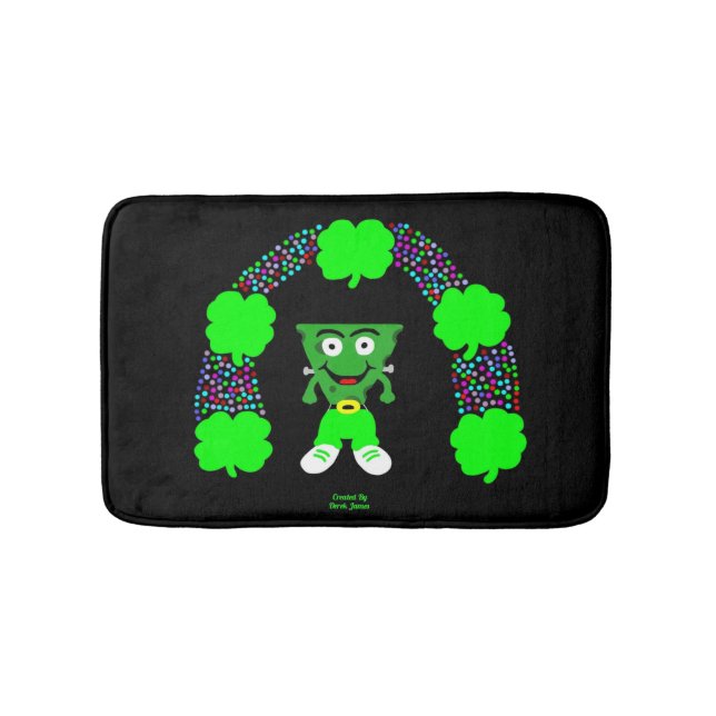 St. Patrick's FrankenCheese Small Bath Mat Badrumsmatta (Framsidan)