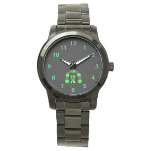 St. Patrick's FrankenCheese Unisex Black Watch Armbandsur