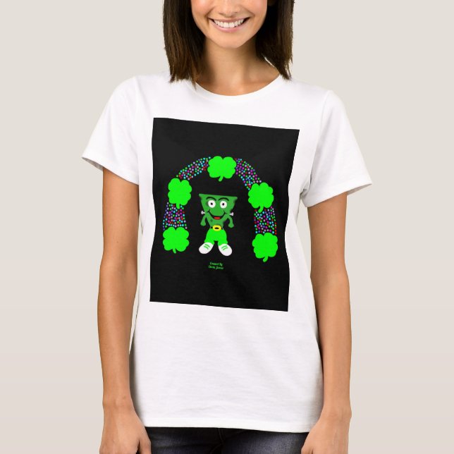 St. Patrick's FrankenCheese Women's White T Shirt (Framsida)