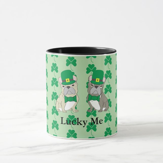 St. Patricks franska bulldoggar Mugg (Center)