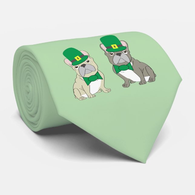 St. Patricks franska bulldoggar Slips (Rullad)