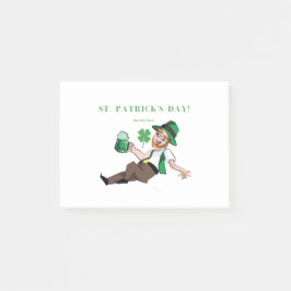 St. Patrick's Funny Drunk Irish Post-it Block