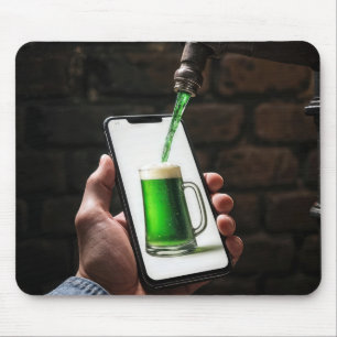 St. Patricks Grönt Beer Musmatta