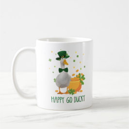 St. Patricks Happy Go Ducky Kaffemugg