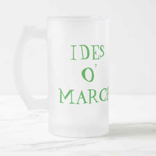 St Patrick's IDES O'MARCH Leprechaun Mugg (Vänster)