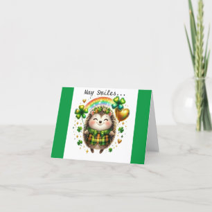 St. Patricks Igelkotts Högtidskort Helgkort