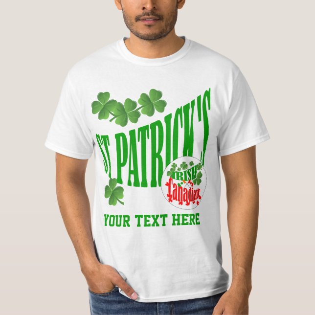 St Patrick's Irish Canadian Tee (Framsida)