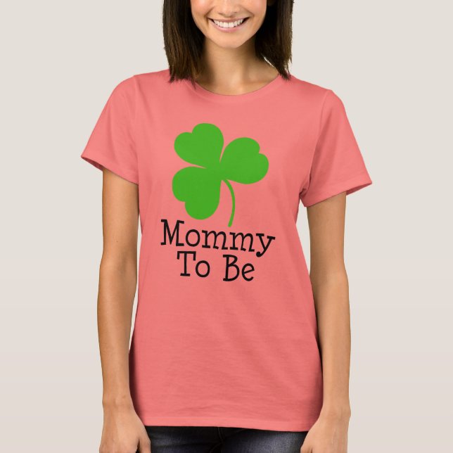 St Patricks Irish Mamma ska vara Tee Shirt (Framsida)