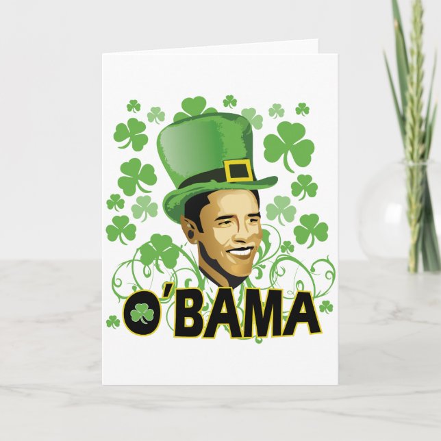 St Patrick's Irish O'Bama 2009 Kort (Framsida)