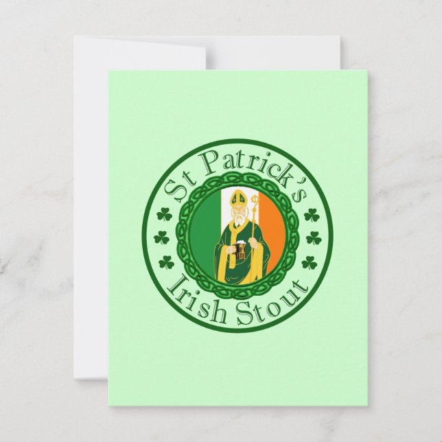 St. Patrick's Irish Stout (Framsida)