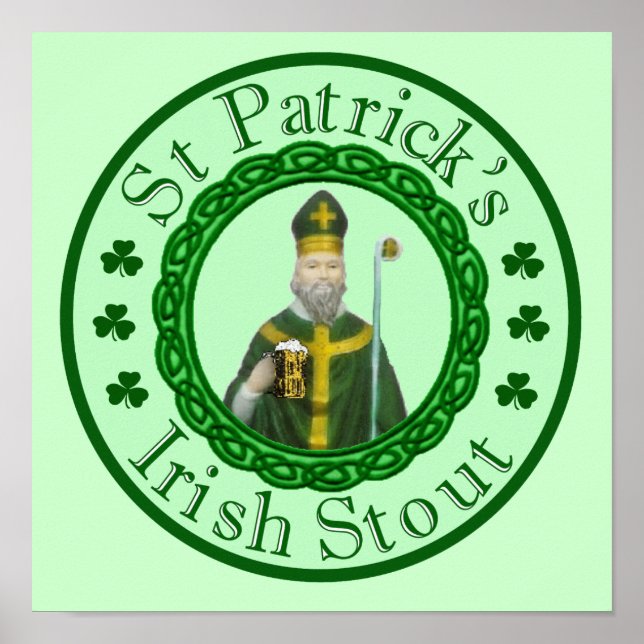 St. Patrick's Irish Stout Poster (Framsidan)