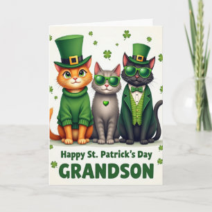 St Patricks Kattbarnskort Kort
