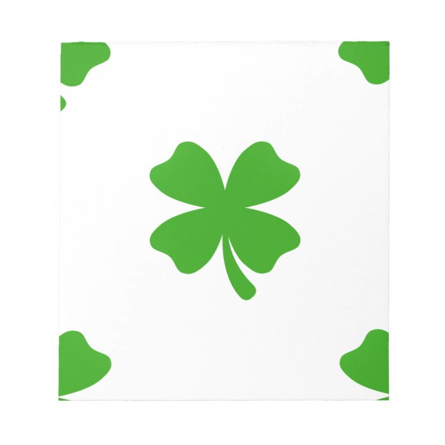 st patricks klöver emoji anteckningsblock (Framsida)