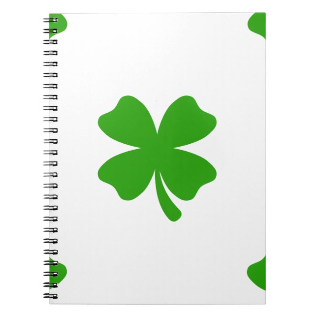st patricks klöver emoji anteckningsbok (Framsidan)