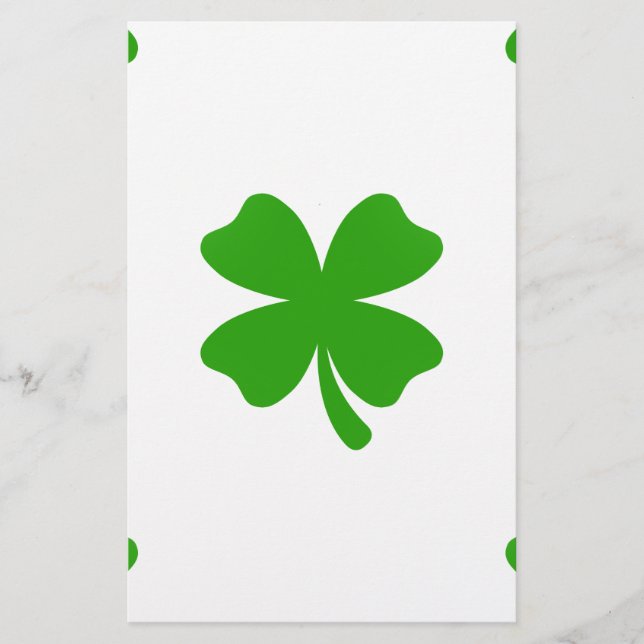 st patricks klöver emoji brevpapper (Framsida)