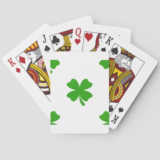 st patricks klöver emoji casinokort (Baksidan)
