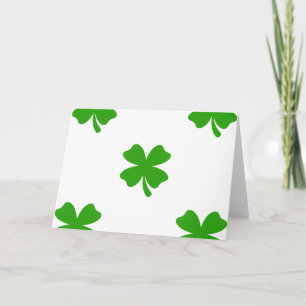 st patricks klöver emoji kort