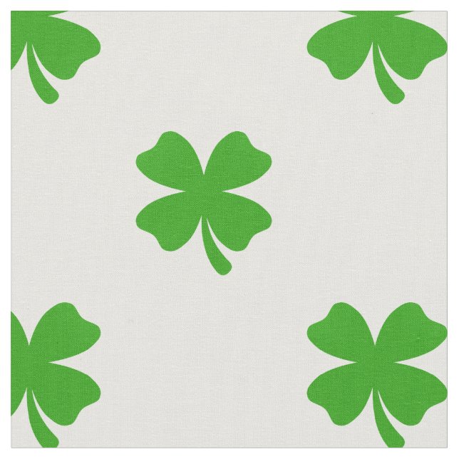 st patricks klöver emoji-väv tyg (Närbild)