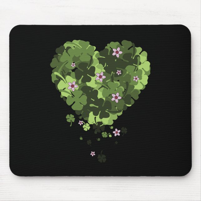 St. Patrick's Klöver Heart Musmatta (Framsidan)