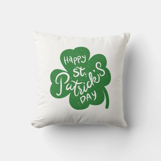St. Patricks Klöver Kudd Kudde (Framsida)
