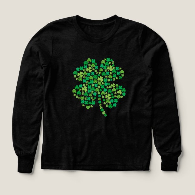 St. Patricks Klöver T-Shirt (Design framsida)