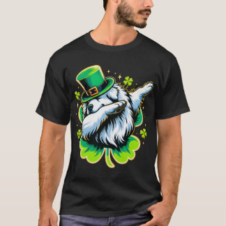 St Patricks Leprechaun Dabbing Great Pyrenees Dog T Shirt