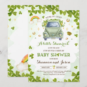 St Patrick's Little Shamrock Drive by Baby Shower Inbjudningar