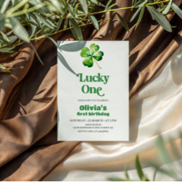 St. Patricks Lucky en födelsedagsinbjudan Inbjudningar