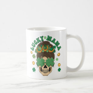 St. Patrick's Lucky Mamma Skeleton Kaffemugg