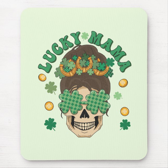 St. Patrick's Lucky Mamma Skeleton Musmatta (Framsidan)