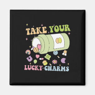 St. Patricks Lucky Sjuksköterska Ta Din Lucky Char Magnet