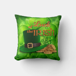 St. Patrick's - "Lycka på Irland" - Shamrock Kudde