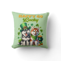 St. Patrick's Lycklig Go Lucky Husky