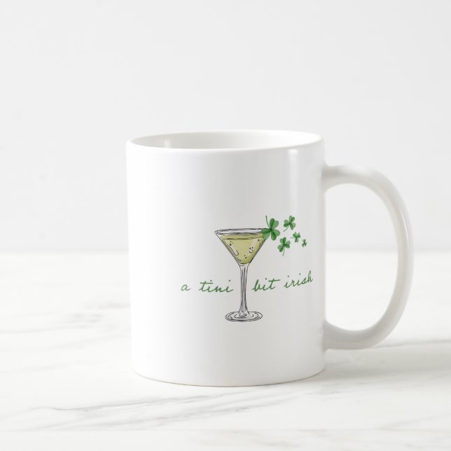 St. Patricks Martini Irish Baby A Tini Bit Irish L Kaffemugg (Höger)
