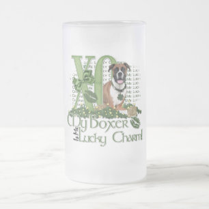 St Patricks - mig lycklig berlock - boxare - Vindy Frostat Ölglas