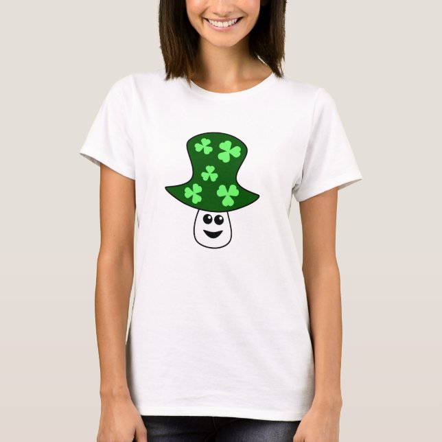 St. Patrick's Mushroom T-Shirt (Framsida)
