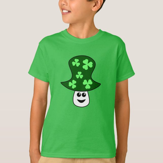 St. Patrick's Mushroom T-Shirt (barn) (Framsida)